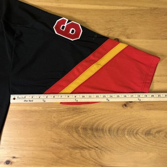 Fireball Whisky Hockey Jersey Large Black Stitched Raised Lettering #66 Projoy - Picture 7 of 16